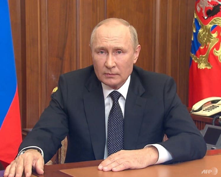 Commentary: With shock mobilisation, a desperate Putin has chosen to escalate