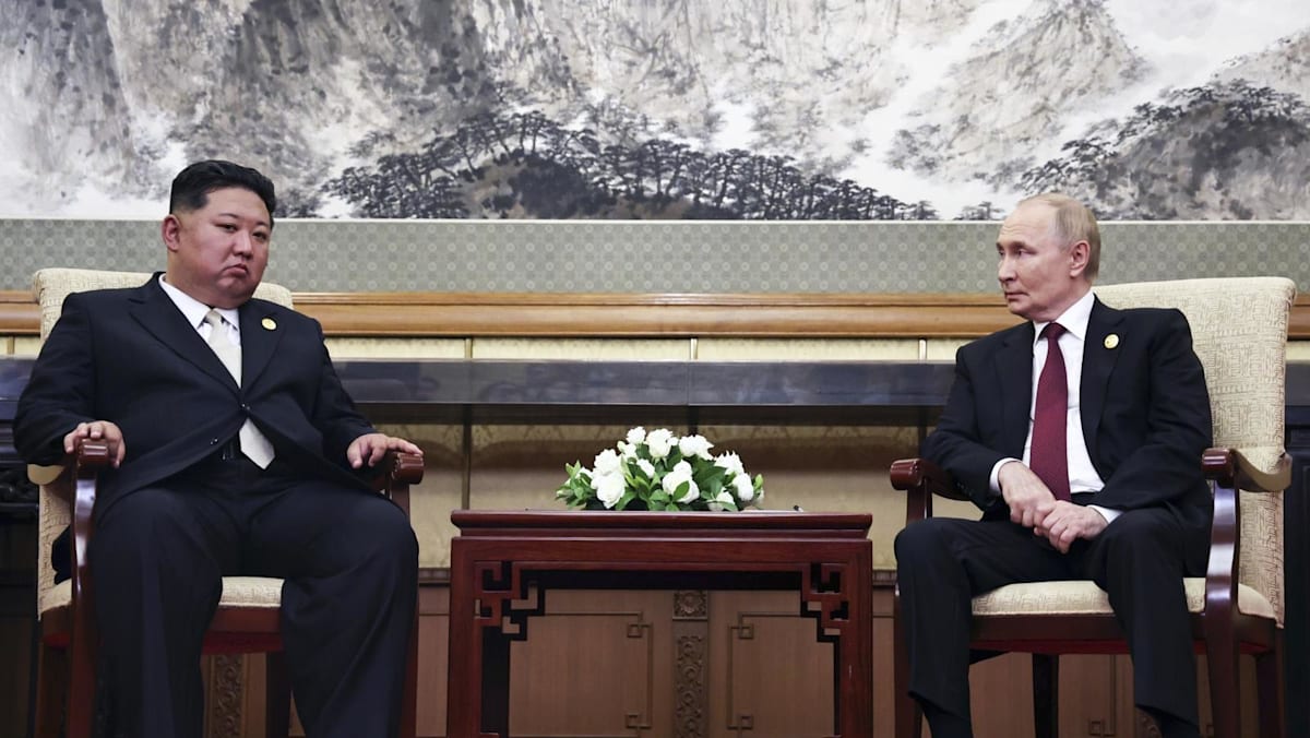 Putin dankt Kim für die tapfere Hilfe Nordkoreas im Kampf gegen die ...