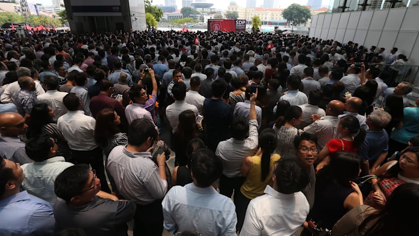 SDP holds first GE2015 lunchtime rally