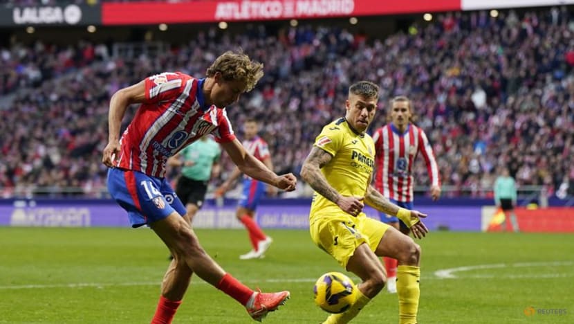 Atletico Madrid draw with Villarreal after fuming over penalty