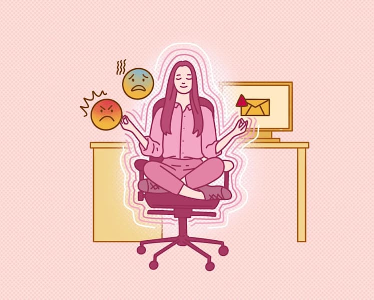 When life's challenges crowd in, here's how to keep your emotions in check at work