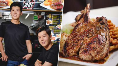 Cute Twin Hawkers Draw Crowds At New Western Food Stall In Ang Mo Kio