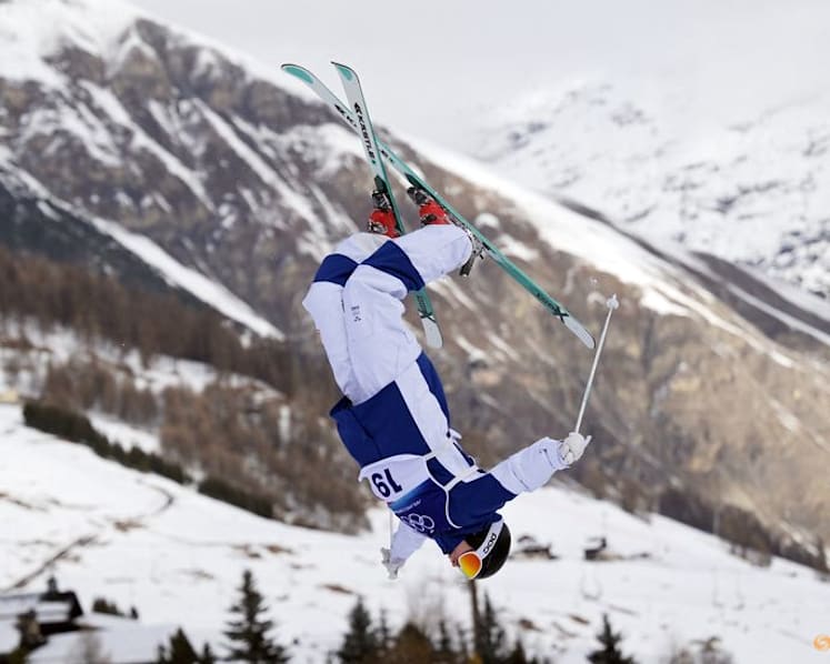 Freestyle skiing-Transgender mogul skier Lundholm urges youths to ‘be themselves’