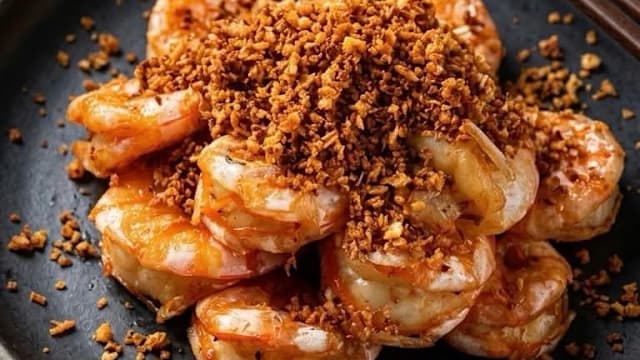 食谱：蒜香虾