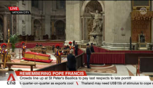 Cardinals gather in Vatican City ahead of the funeral of Pope Francis