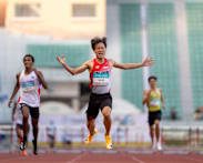 Calvin Quek wins Singapore's first 400m hurdles SEA Games gold since 1965