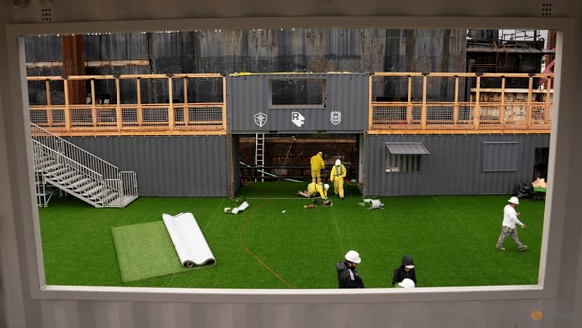Seattle World Cup barge gives soccer's global language a waterfront home
