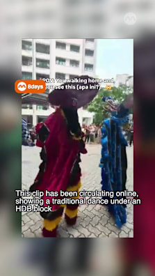 Have you seen this traditional dance before #8dayssg #8dayssgtrending #sgtiktok #fypsg #kudakepang 