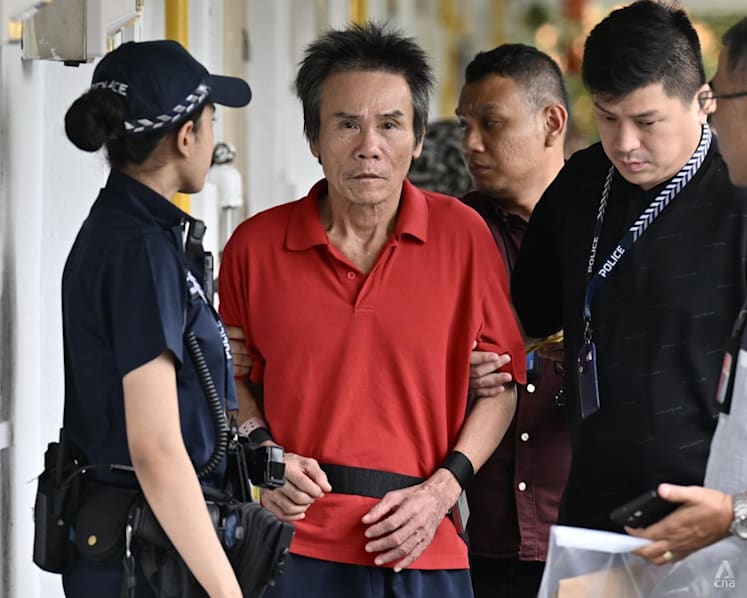 Ang Mo Kio HDB murder: 66-year-old suspect taken to crime scene