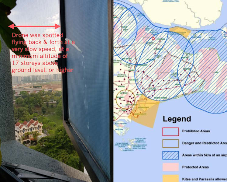 Woman sees drone outside her 17th floor toilet window in Pasir Ris; police investigating