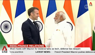 Modi meets with Macron for bilateral talks as tech, defence ties deepen