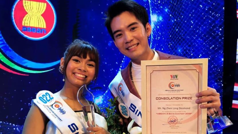 Singapore's Desmond Ng wins Most Potential award at song contest in Vietnam