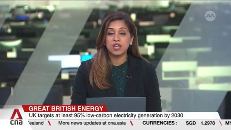 UK targets at least 95% low-carbon electricity generation by 2030