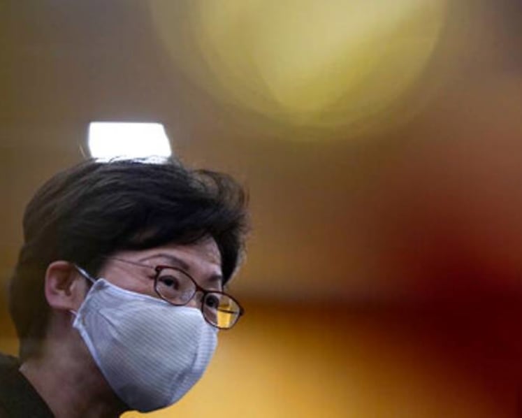 Lam says next US president should not interfere in Hong Kong