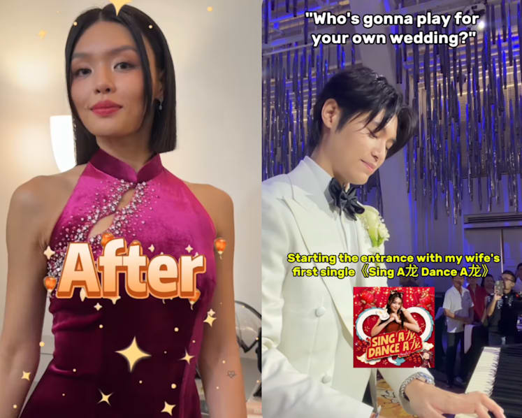 Hazelle Teo and James Wong wedding: Mid-ceremony haircut reveal, live performances, an original love song