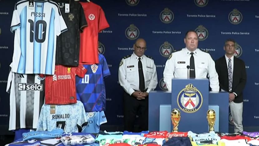 Toronto police seize $2.5 million worth of fake soccer gear ahead of World Cup