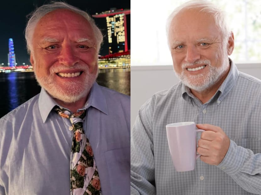 Man behind 'Hide The Pain Harold' meme is in Singapore for crypto event