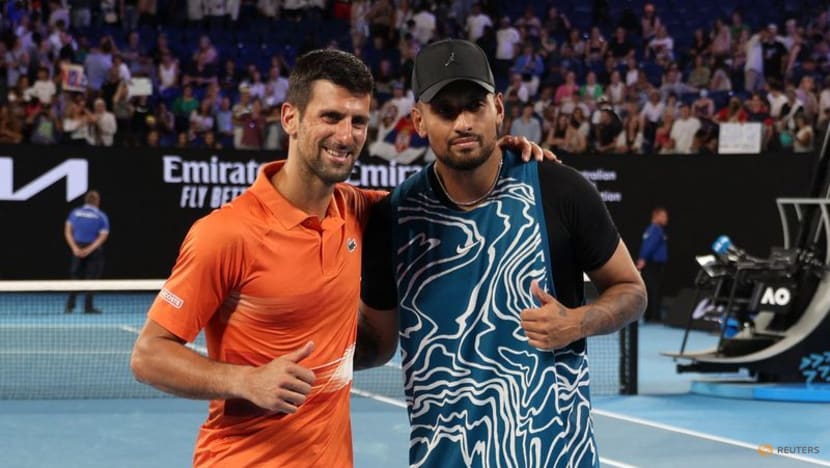 Djokovic and Kyrgios delight on doubles debut in Brisbane