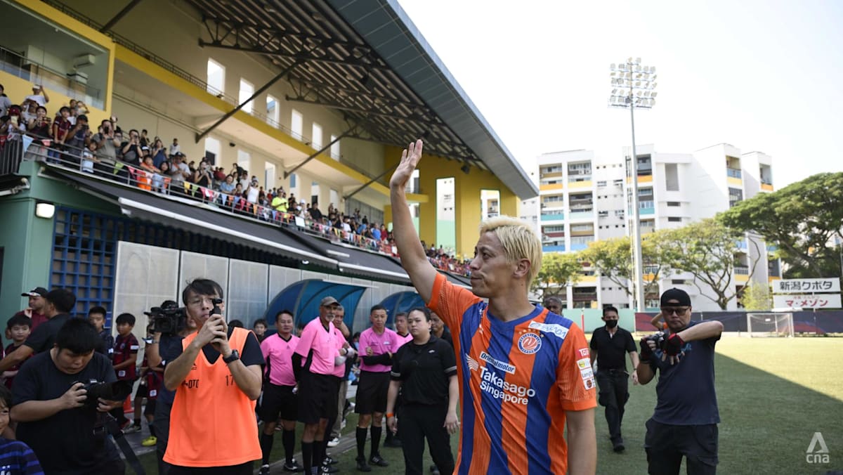 ‘Being a player is my passion’: Keisuke Honda targets Singapore Premier League title with FC Jurong