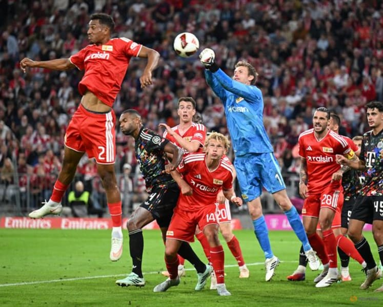 Kane breaks record and Olise hits treble as Bayern thrash Union 7-0