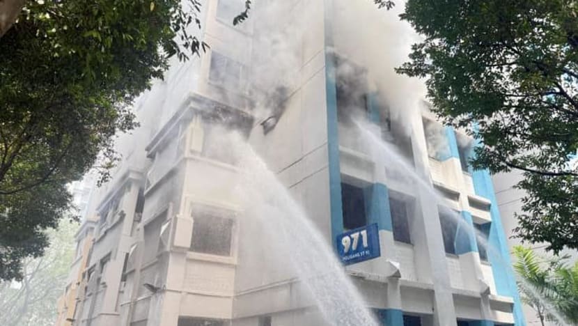 Three dead after fire breaks out in Hougang flat Three dead after fire breaks out in Hougang flat