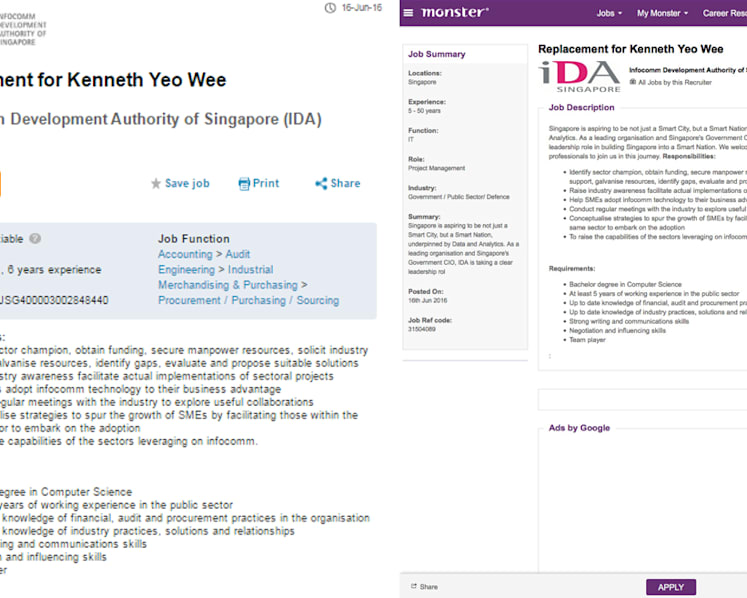 Job title gaffe leaves IDA red-faced