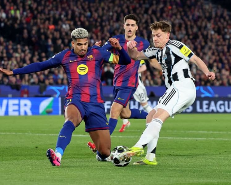 Barcelona hit seven past Newcastle to roar into Champions League quarters