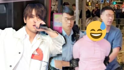HK Man Arrested For Being A Public Nuisance Looks Just Like HK Idol Keung To