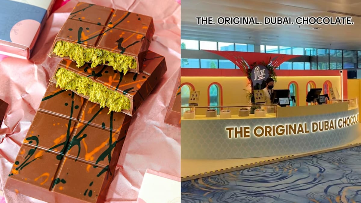 Fix Dessert Chocolatier, original maker of viral Dubai chocolate, opens pop-up store at Changi Airport