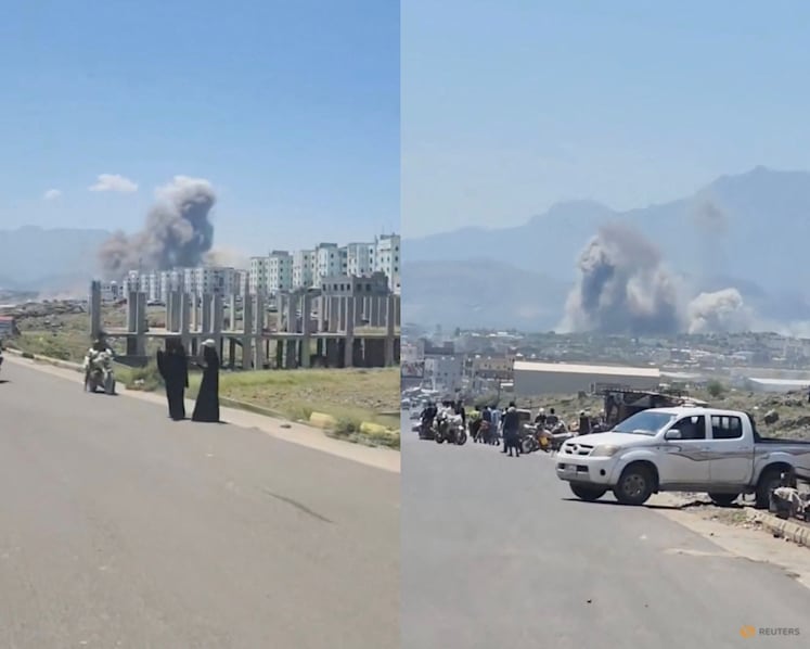 Houthis say Saudi strikes on Yemen's Taiz leave dozens of casualties Houthis say Saudi strikes on Yemen's Taiz leave dozens of casualties