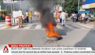 India protest: Modi's BJP calls for statewide shutdown over police crackdown on students 