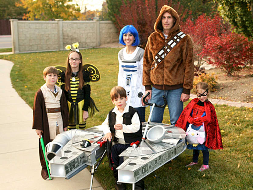 Family builds Star Wars Halloween costume for son with cerebral palsy