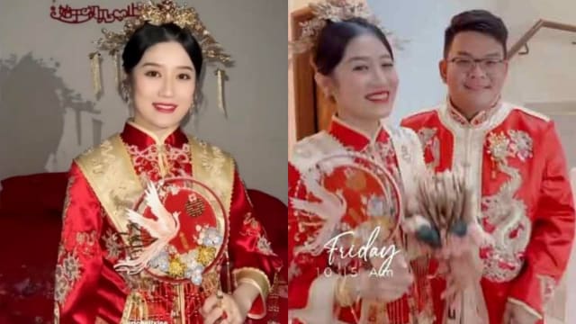  “四千金” 红儿举行传统结婚仪式　正式升格人妻