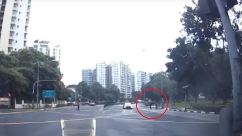 LTA looking into video which shows officer kicking errant rider off his e-scooter