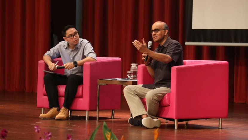 Good to be socially aware, but 'make haste slowly' when changing social norms: Tharman tells youths