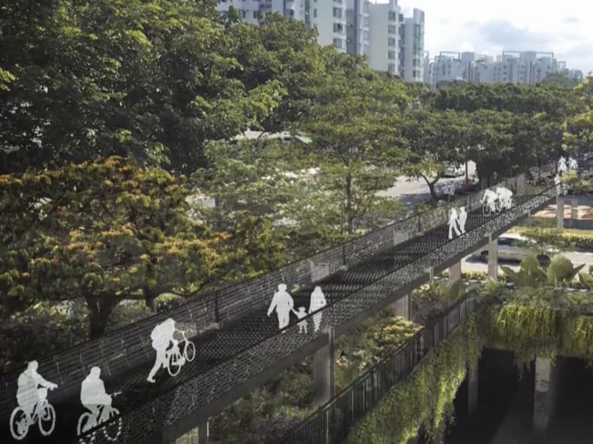 Construction works for the first phase of the new park, a 1.4km elevated stretch that runs from the Rail Corridor to Elm Avenue, will start in 2021 and is expected to be completed within two to three years.