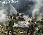 Military plane with 121 aboard crashes in Colombia