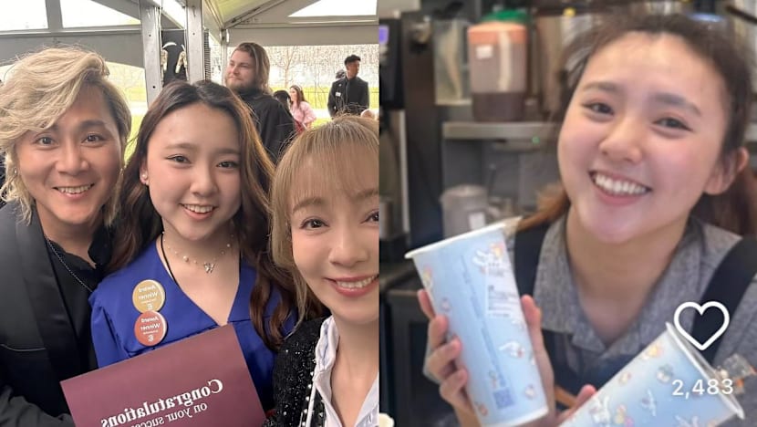 19-Yr-Old Daughter of 5566”s Zax Wang Works as a Barista at Bubble Tea Shop