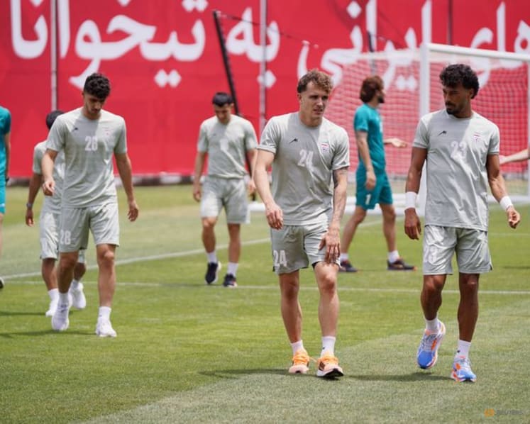 Iran players conduct first open practice at Tijuana camp