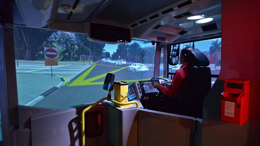 New SMRT training centre lets bus drivers learn via life-size simulators