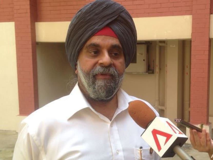 Outgoing MP for Ang Mo Kio GRC, Inderjit Singh. Photo: Kenneth Lim/Channel NewsAsia