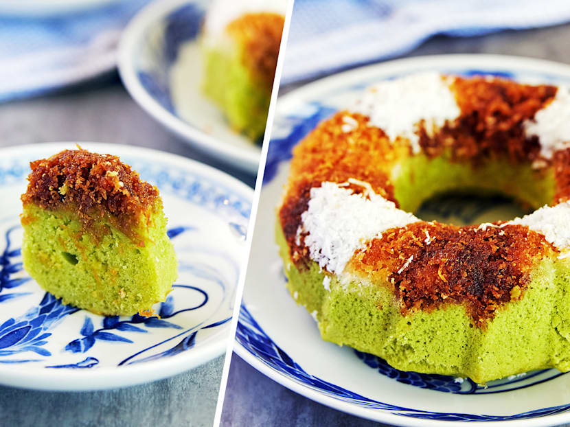 Bite-Sized Kueh Is Good, But This Giant Pandan Coconut One Is Even Better