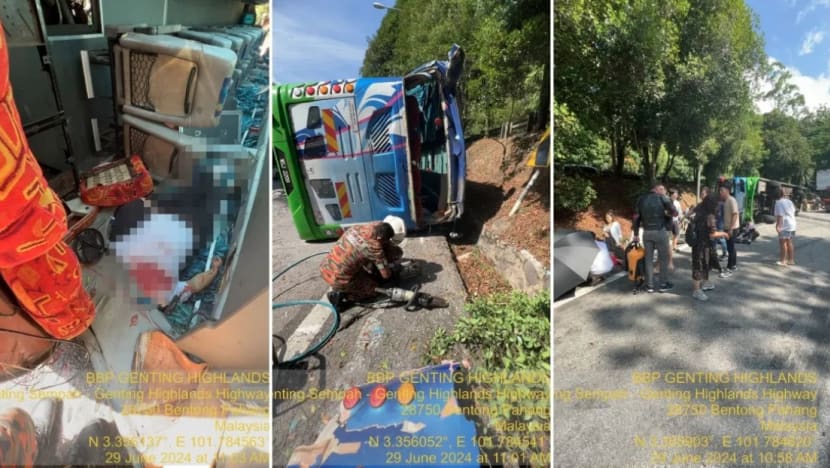 Pemandu bas dalam nahas di Genting Highlands tiada lesen, miliki 27 saman Pemandu bas dalam nahas di Genting Highlands tiada lesen, miliki 27 saman