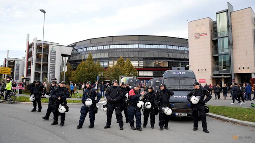 Police in Oslo use tear gas amid protests at Norway v Israel World Cup qualifier