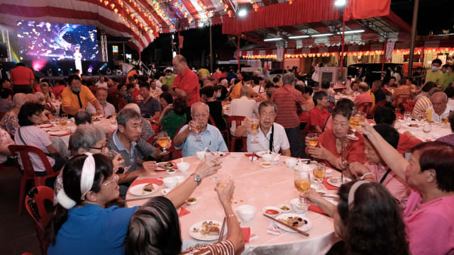 欢庆妈祖宝诞  天福宫设慈善晚宴招待逾200名乐龄人士