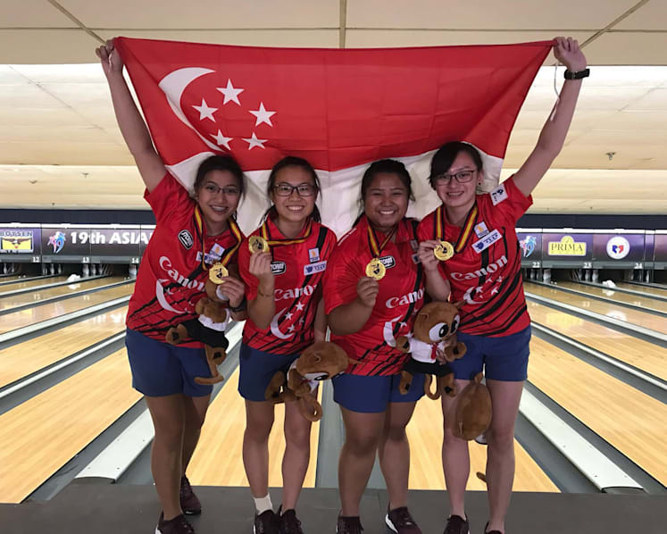 S’pore bowlers claim girls’ team gold at Asian Youth Tenpin Bowling C’ships