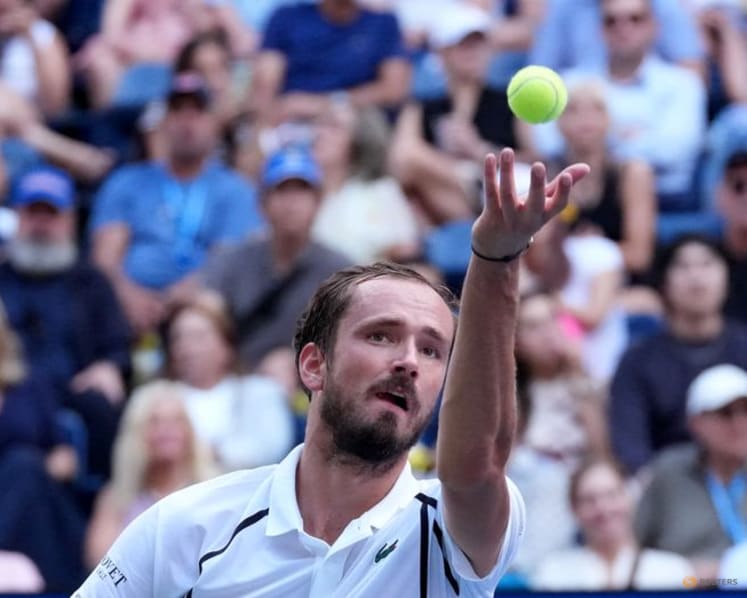 Medvedev rides dominant serve past Rublev for Hangzhou crown