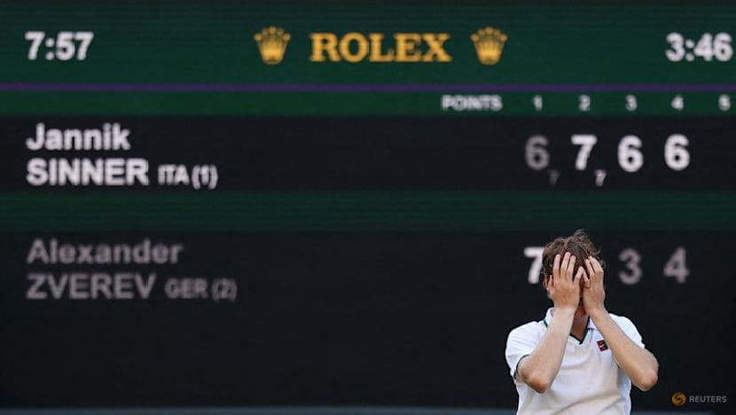Sinner beats Zverev to retain Wimbledon title after marathon battle