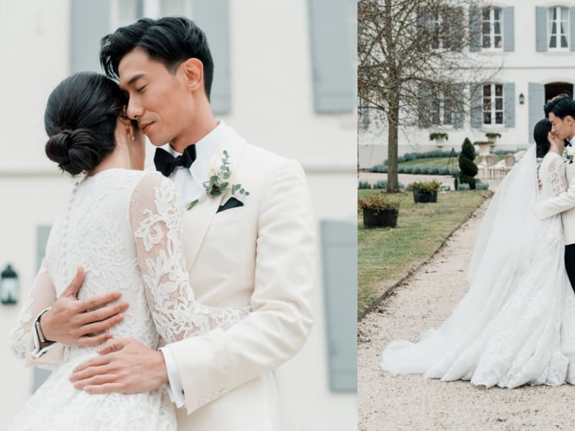 Desmond Tan, 35, Finally Marries Girlfriend Of 12 Years In “Fairytale Castle Wedding” In France