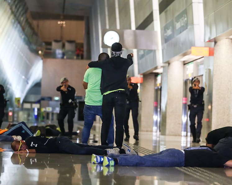 Shooting frenzy, explosions part of 1st counter-terror drill at Changi Airport